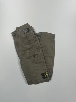 Stone Island Khaki RE-T Cargo Bottoms
