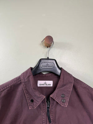 Stone Island Burgundy Overshirt