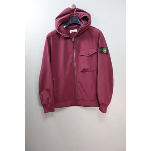Stone Island Burgundy Soft Shell Jacket