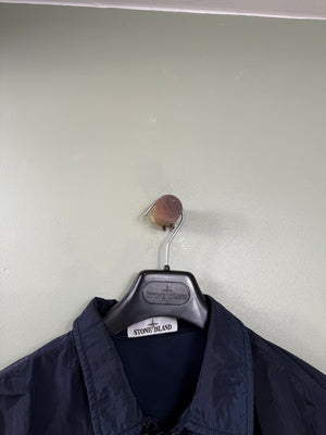 Stone Island Navy Nylon Metal Overshirt