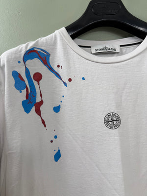 Stone Island White T-Shirt