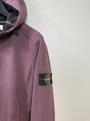 Stone Island Purple Soft Shell Jacket