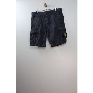 Stone Island Black SL Cargo Shorts