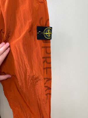 Stone Island x Supreme Orange Nylon Metal Cargo Bottoms