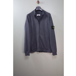 Stone Island Charcoal Grey Full Zip Jumper