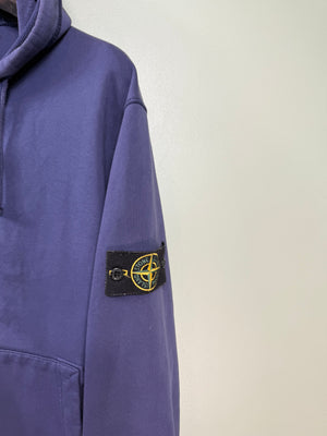 Stone Island Purple Zipped Hoodie
