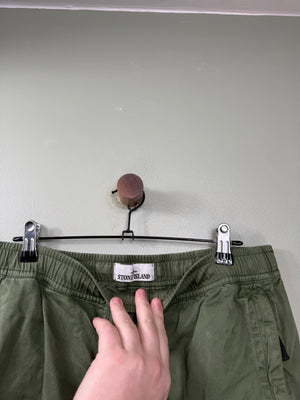 Stone Island Green RE-T Cargo Bottoms
