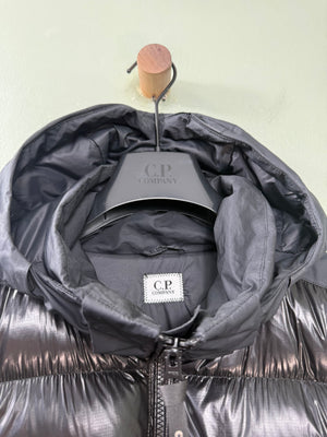 C.P. Company Black DD Shell Down Knit Jacket