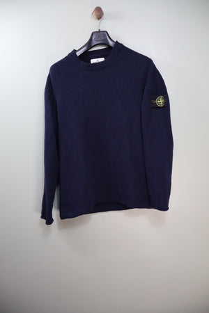 Stone Island Navy Knit Jumper
