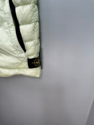 Stone Island Pastel Green Micro Yarn Down Gilet