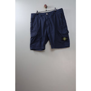Stone Island Navy RE Cargo Shorts