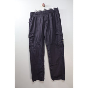 Stone Island Black RE Cargo Bottoms