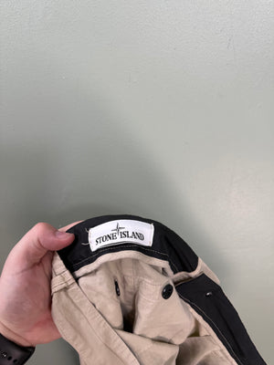 Stone Island Beige RE Cargo Shorts