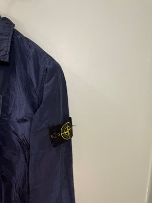 Stone Island Navy Nylon Metal Overshirt