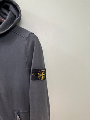 Stone Island Slate Grey Zipped Hoodie