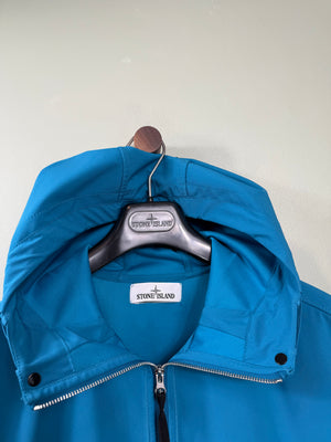 Stone Island Aqua Blue Soft Shell Jacket