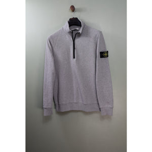 Stone Island Grey 1/4 Zip Jumper