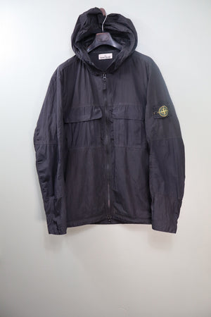 Stone Island Black Nylon Metal Watro Ripstop Jacket