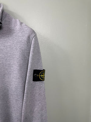 Stone Island Grey 1/4 Zip Jumper
