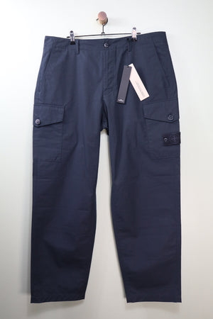 Stone Island Navy Ghost RE Cargo Bottoms