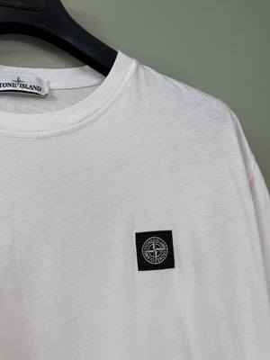 Stone Island White T-Shirt