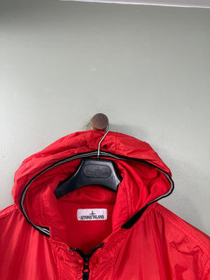 Stone Island Red Crinkle Reps Jacket