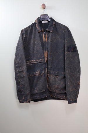 Stone Island Black Ovo Dye Overshirt