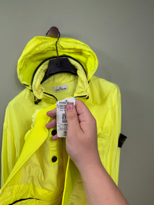 Stone Island Fluorescent Yellow Crinkle Reps Jacket