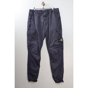 Stone Island Black RE-T Cargo Bottoms