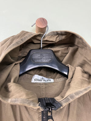 Stone Island Khaki Hooded Overshirt