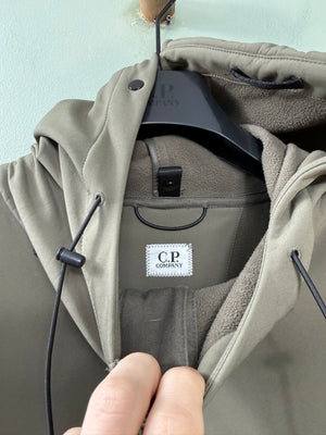 C.P. Company Khaki Soft Shell Goggle Smock Jacket