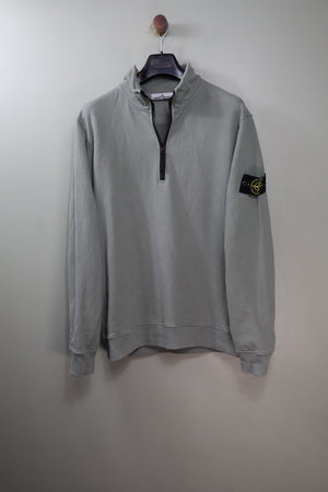 Stone Island Khaki 1/4 Zip Jumper