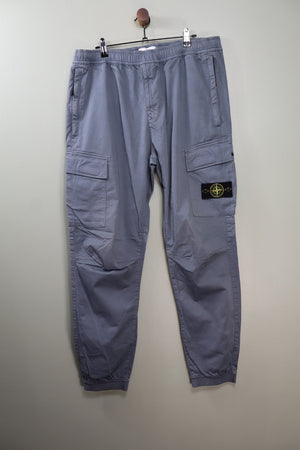 Stone Island Avio Blue Cargo Bottoms