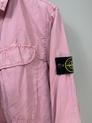 Stone Island Pink Overshirt