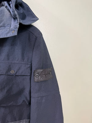Stone Island Navy Nylon Blend Shadow Project Jacket