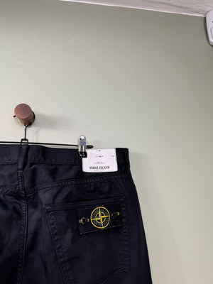 Stone Island Black RE-T Chinos