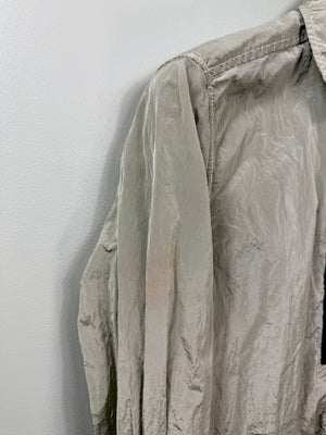 Stone Island Green Nylon Metal Overshirt