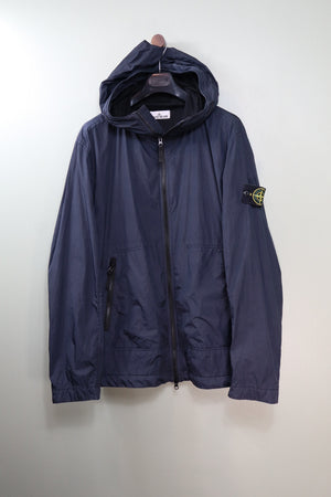 Stone Island Navy Crinkle Reps Jacket
