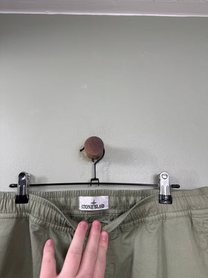 Stone Island Green RE-T Cargo Bottoms