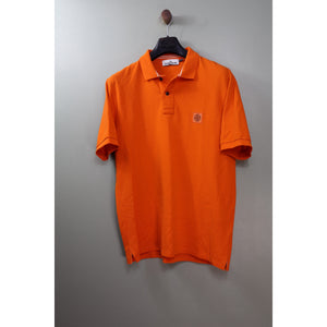 Stone Island Orange Regular Fit Polo