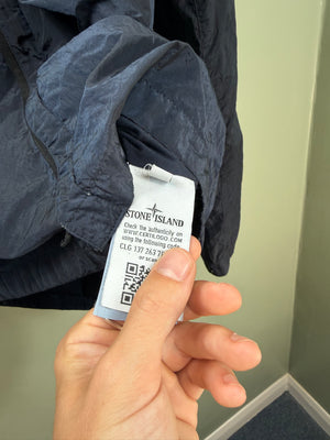 Stone Island Navy Nylon Metal Overshirt