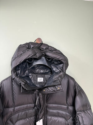 C.P. Company Black D.D. Shell Down Mid Length Parka Jacket