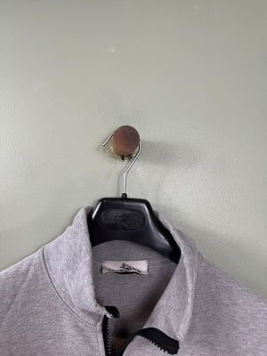 Stone Island Grey 1/4 Zip Jumper