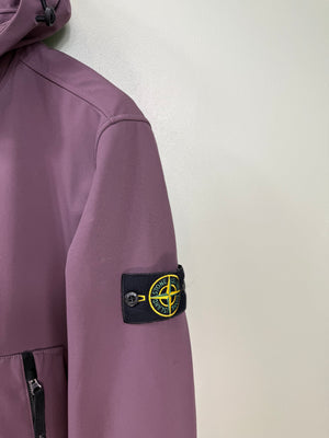 Stone Island Purple Soft Shell Jacket