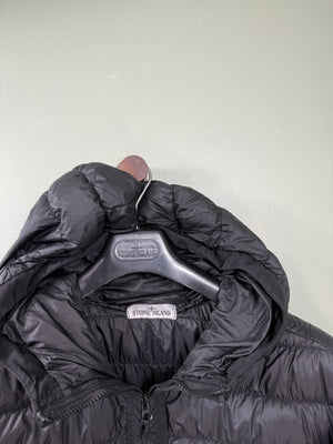 Stone Island Black Micro Yarn Down Jacket