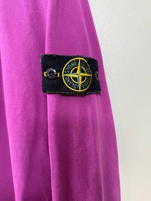 Stone Island Purple 1/4 Zip Jumper