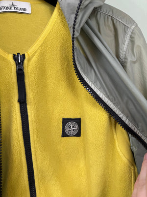 Stone Island Khaki Lamy Velour Jacket