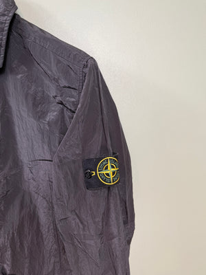 Stone Island Black Nylon Metal Overshirt