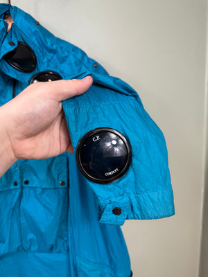 C.P. Company Aqua Blue NyFoil Smock La Mille Jacket