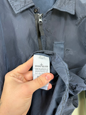 Stone Island Navy Nylon Metal Overshirt